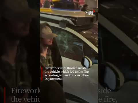 Waymo self-driving car vandalized, set on fire in San Francisco [Video]