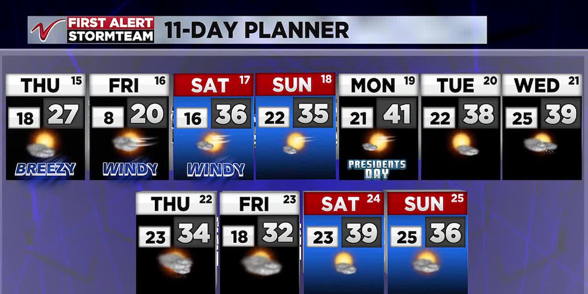 Noon Weather February 15 [Video]