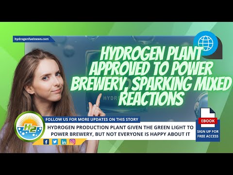 Hydrogen plant gets the green light to fuel brewery, triggering varied responses [Video]
