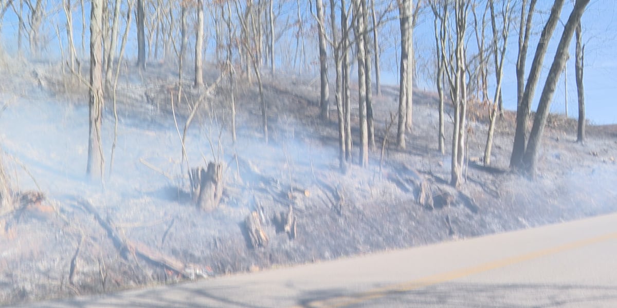 Crews battled brush fire near Belpre [Video]