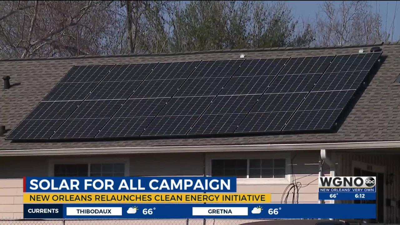 City of New Orleans announces relaunch of Solar for All Campaign [Video]