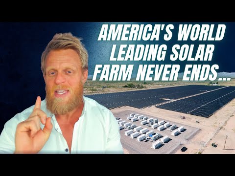 The world’s largest solar and battery power plant has 1.9 million panels [Video]