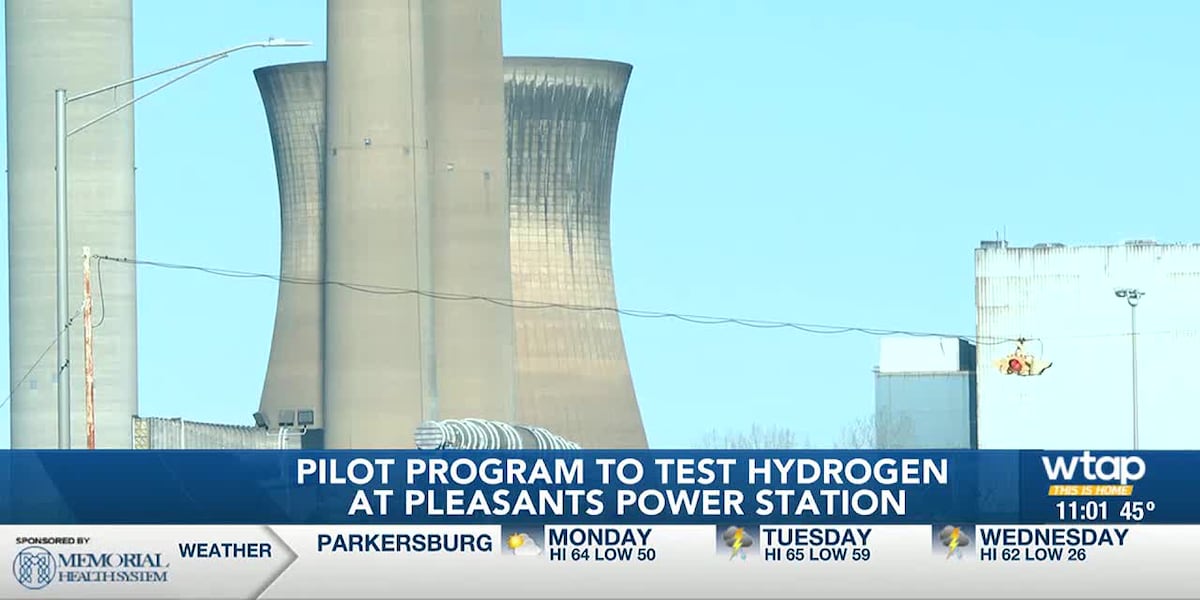 Pilot program planned to test hydrogen at Pleasants Power Station [Video]