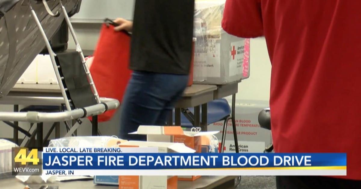 Jasper Fire Department hosting blood drive | Video
