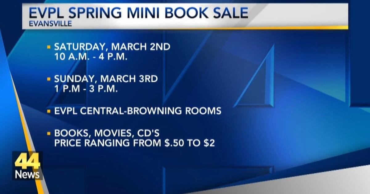 Evansville Vanderburgh Public Library to host Spring Mini Book Sale | Video