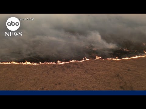 Fire emergency in Texas as wildfires scorch parts of the southern plains [Video]