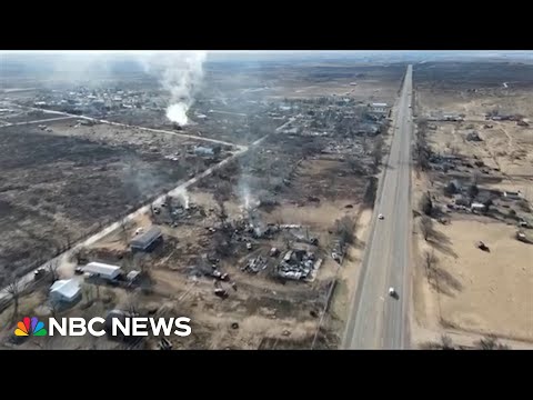 Drone footage captures devastation after Texas wildfire [Video]