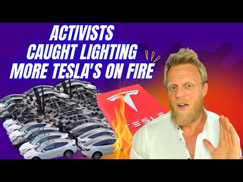 Activists set fire to Tesla’s in America after Tesla’s burnt to ashes in Germany [Video]