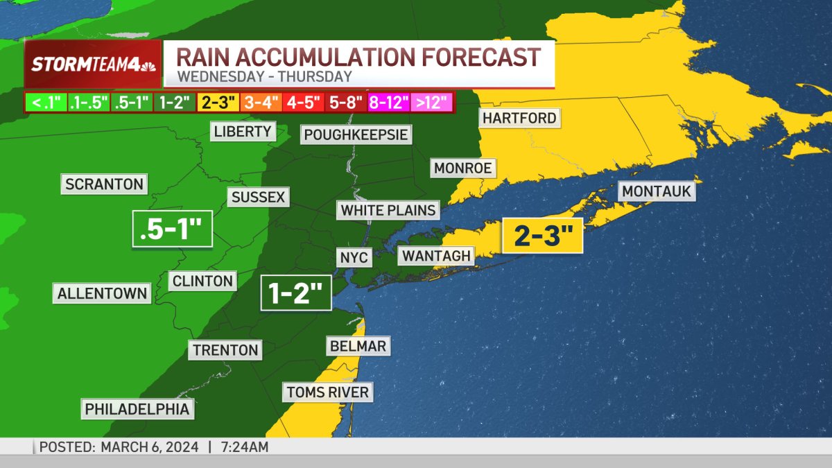 Rain, flooding expected for evening rush  NBC New York [Video]