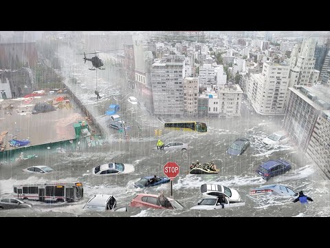 Uruguay is Sinking! Streets submerged, Cars Swept Away, Flooding in Montevideo, uruguay! floods 2024