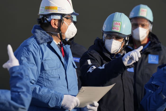 The treated discharge from Japan’s ruined Fukushima nuclear plant is safe, IAEA chief says on visit [Video]