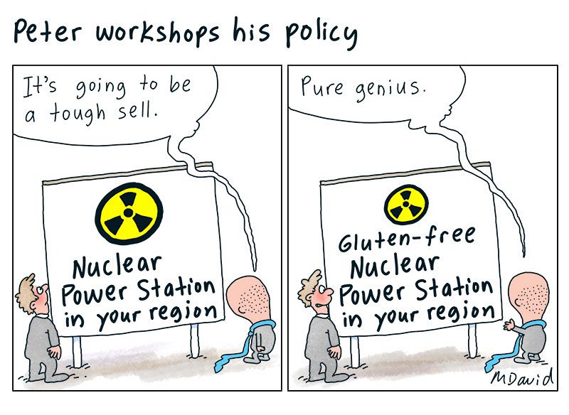 CARTOONS: Dutton gets his nuclear necktie in a knot [Video]