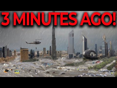 SHOCKING! See How Dubai is SWALLOWED by Water! The Wrath of God? [Video]