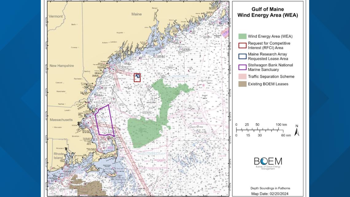 Gulf of Maine wind farm plans announced [Video]