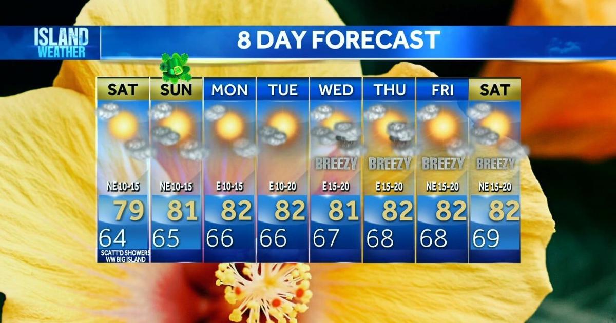 Weekend Island Weather |Cool temperatures with big surf on North and West Shores | Local [Video]