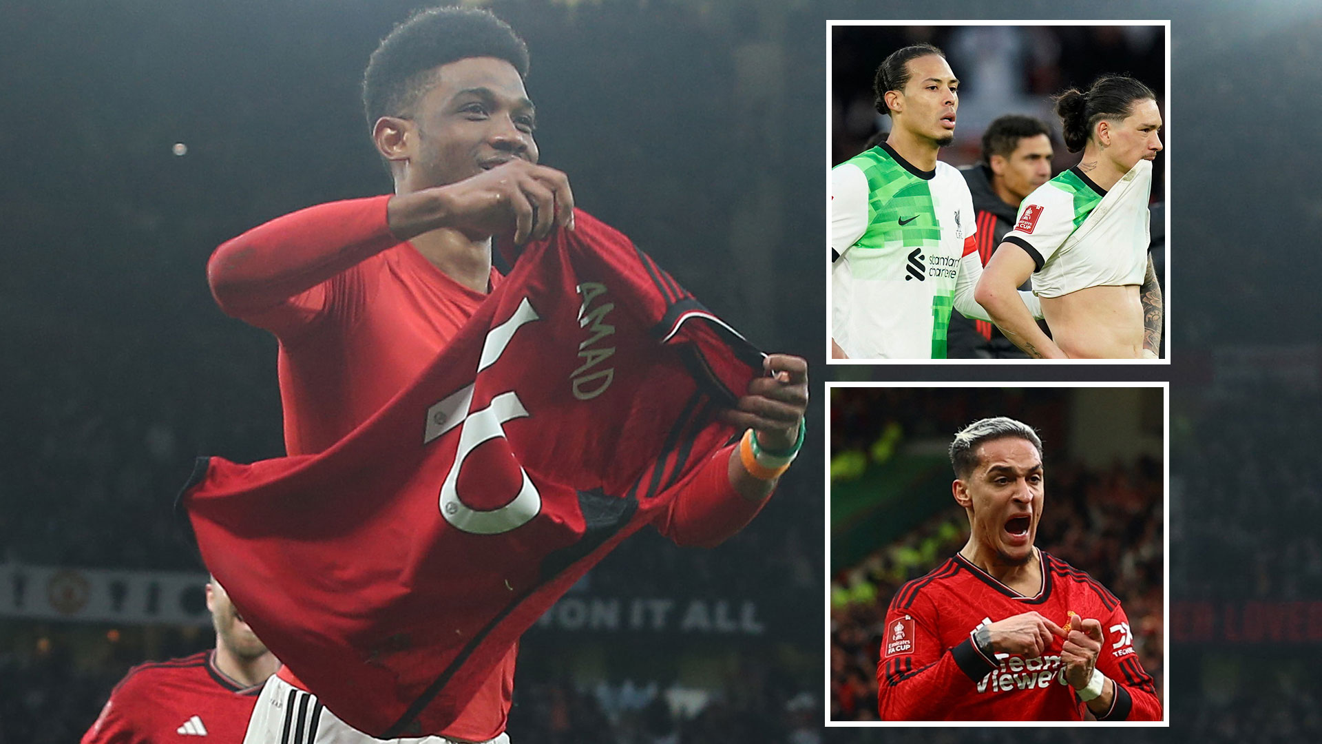 Man Utd 4 Liverpool 3: Red Devils’ forgotten man Amad Diallo sends Ten Hag’s side to Wembley with last gasp winner [Video]