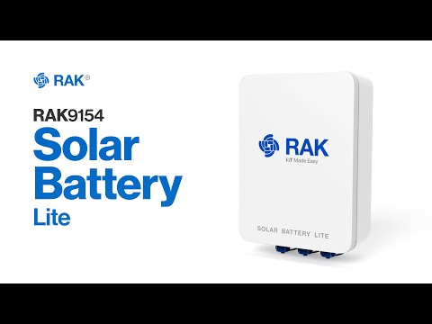 Power Your IoT Devices Sustainably with the RAK9154 Solar Battery Lite [Video]