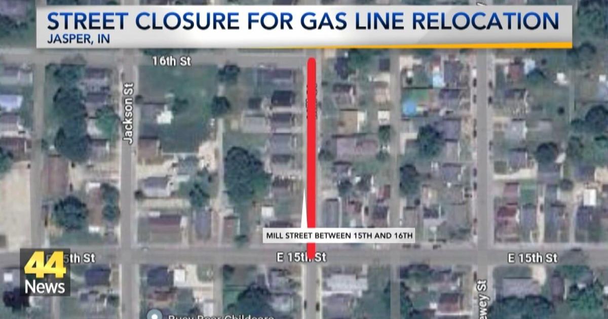 Street closure coming to Jasper for gas line work | Video