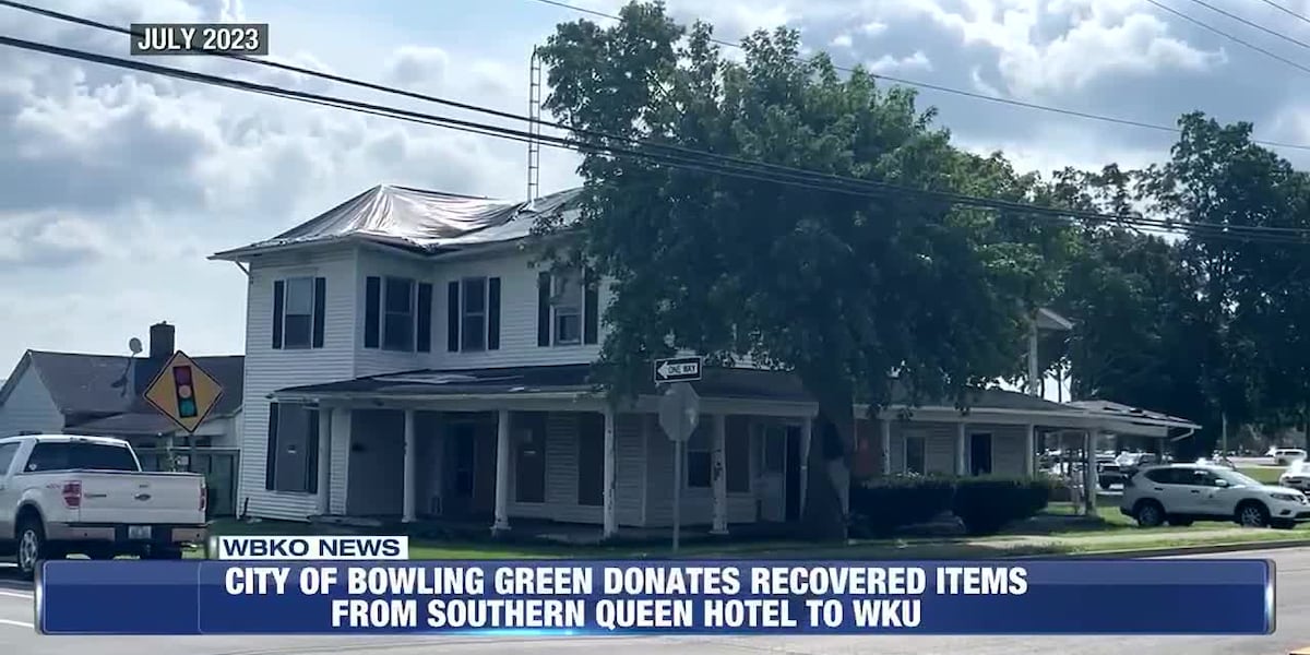 City of Bowling Green donates recovered Southern Queen Hotels Historic Shake Rag items to WKU [Video]