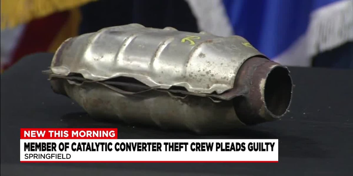 Member of catalytic converter theft crew pleads guilty [Video]