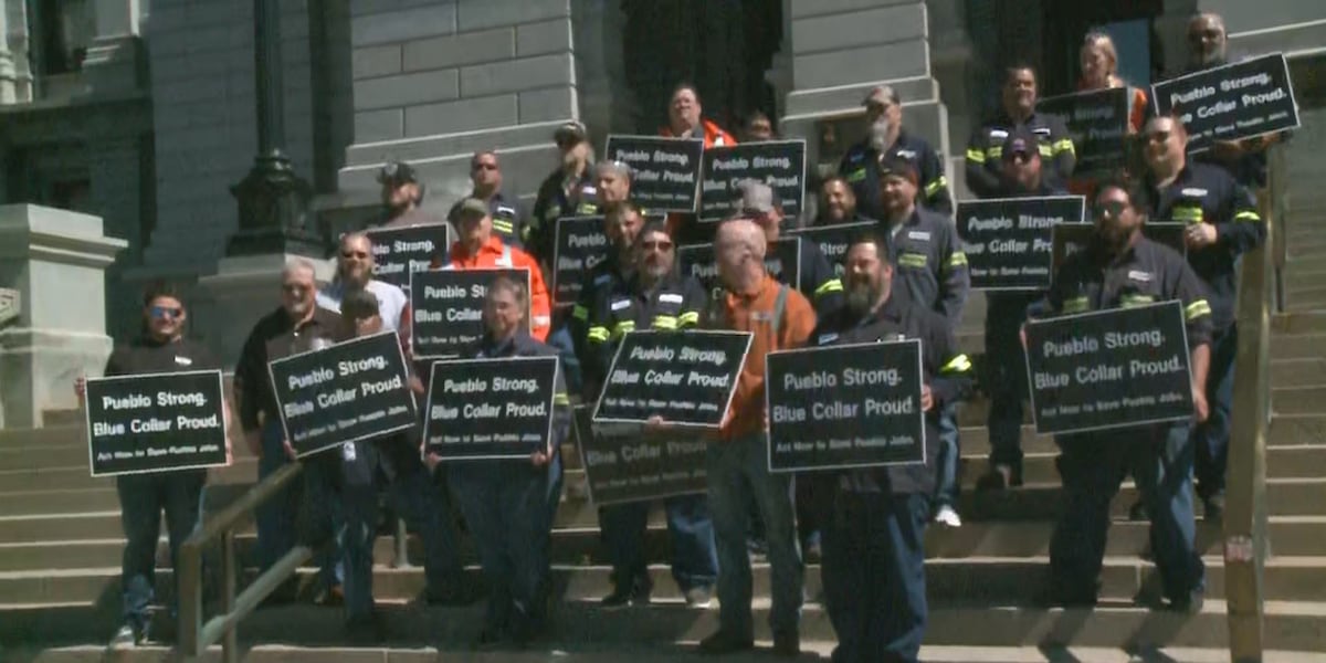 Southern Colorado workers protest at Capitol building [Video]