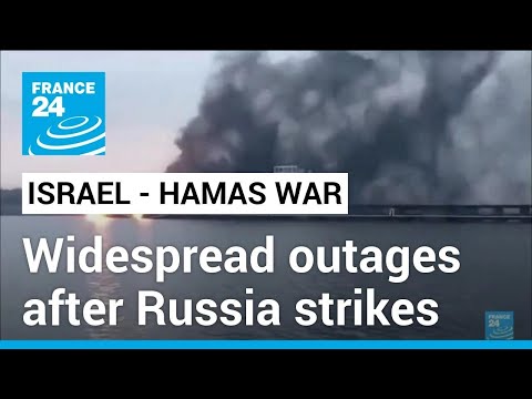 Widespread outages after Russia attacks Ukrainian electrical power facilities • FRANCE 24 English [Video]