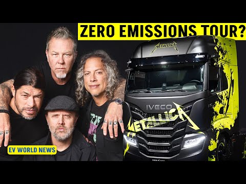 Metallica Using Hydrogen and Electric Vehicles For European Tour [Video]