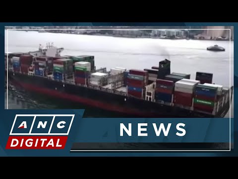 LOOK: On-board carbon capture tech turns cargo ship CO2 into stone | ANC [Video]