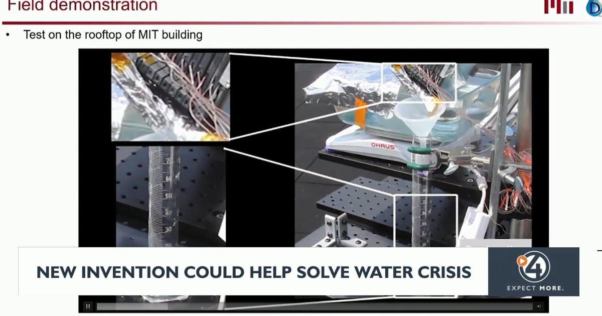 New invention could help solve water crisis | Video