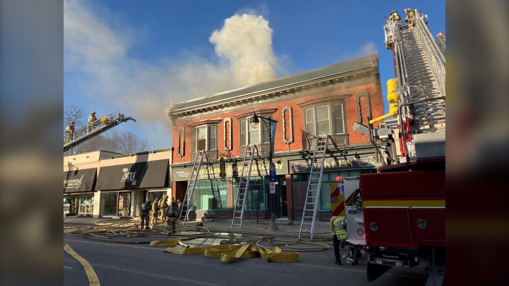 Glebe fire: Firefighters extinguished business fire along Bank Street [Video]