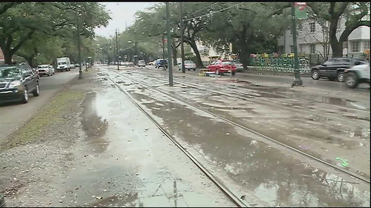 City of New Orleans allows neutral ground parking due to rain [Video]