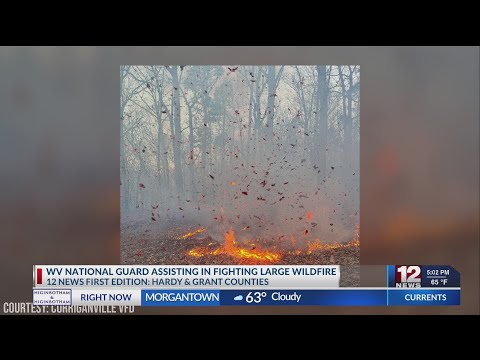 WV National Guard deploys helicopters to help fight Hardy County fire [Video]