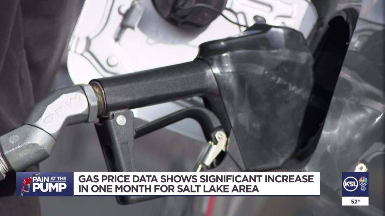 Video: Data shows significant uptick in gas prices over past month in Salt Lake area [Video]