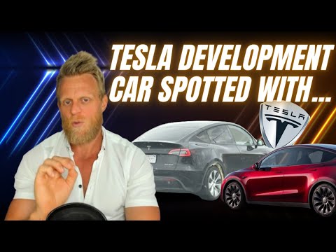Tesla EV in development spotted with WEIRD new innovation… [Video]