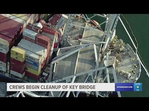 How crews are using technology to clean up wreckage of Baltimore’s Key Bridge [Video]