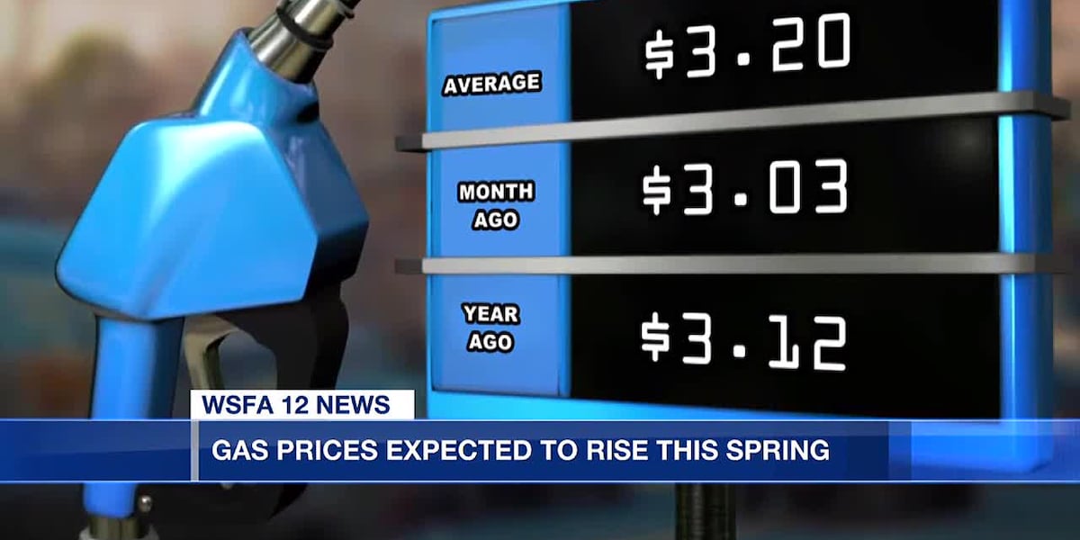 Gas prices expected to rise this spring [Video]