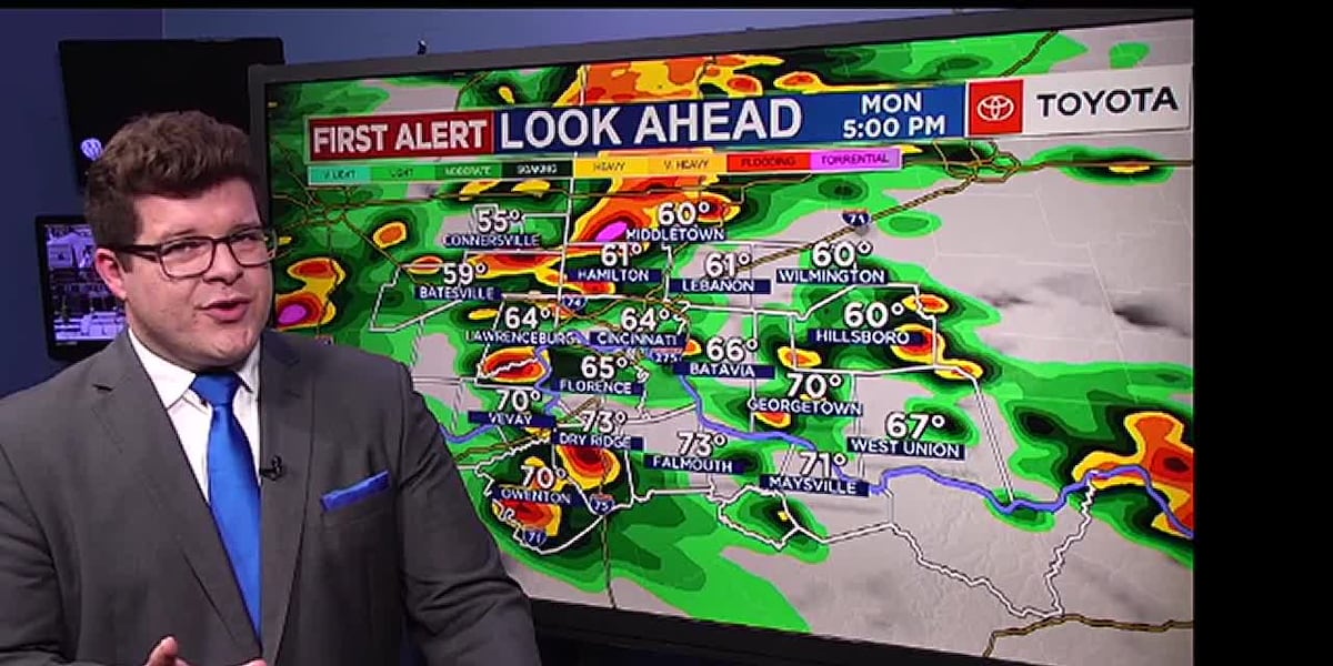 FIRST ALERT: Strong storms, flooding possible Monday and Tuesday [Video]