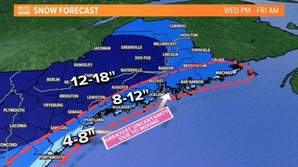 Midweek storm has potential for heavy snow, rain, power outages [Video]