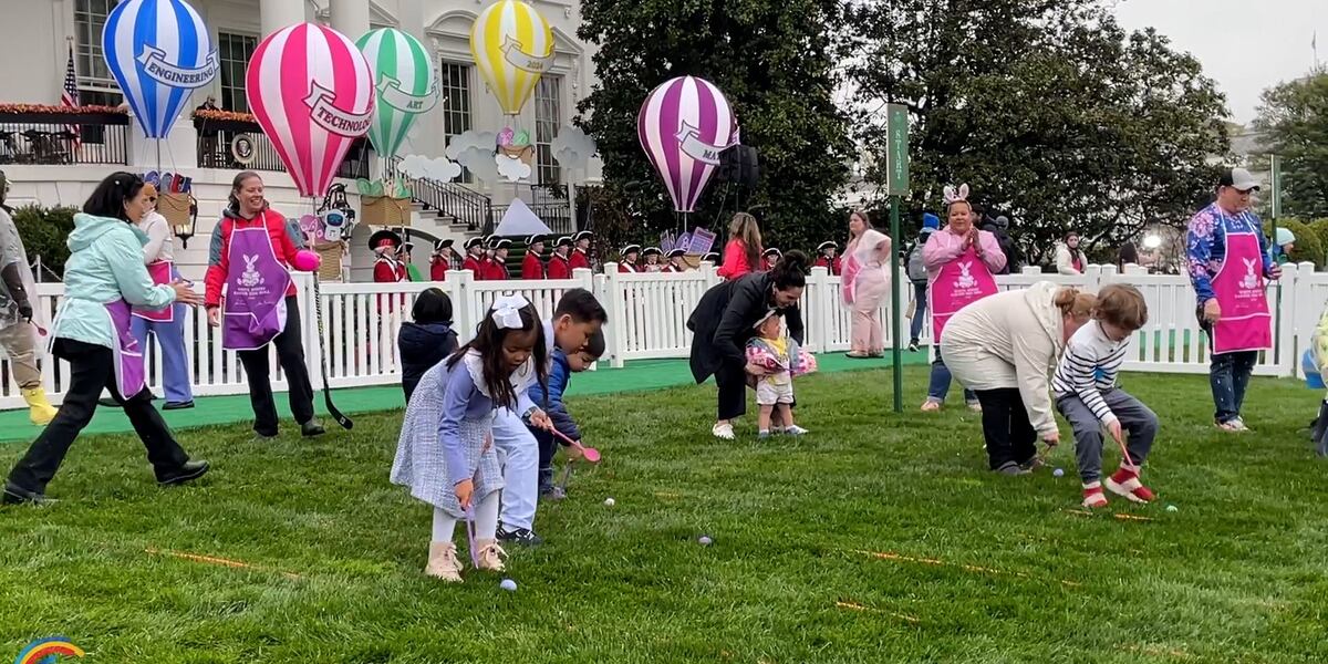 Hop to it! 40k visit White House for annual Easter Egg Roll [Video]