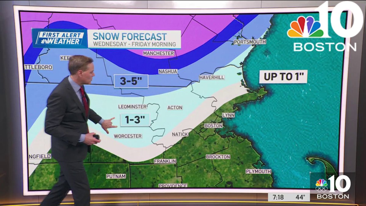 Chance of snow ahead  NBC Boston [Video]