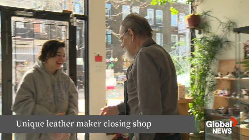 Unique leather shop in Montreal to close over rent hike [Video]