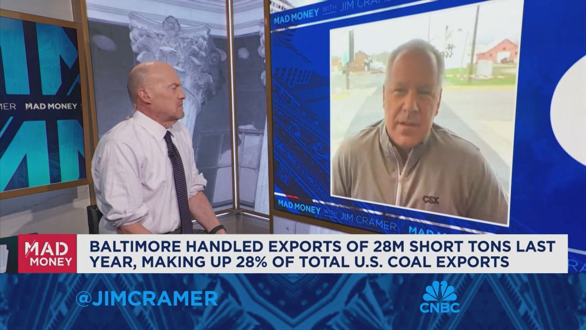 CSX CEO Joseph Hinrichs goes one-on-one with Jim Cramer [Video]