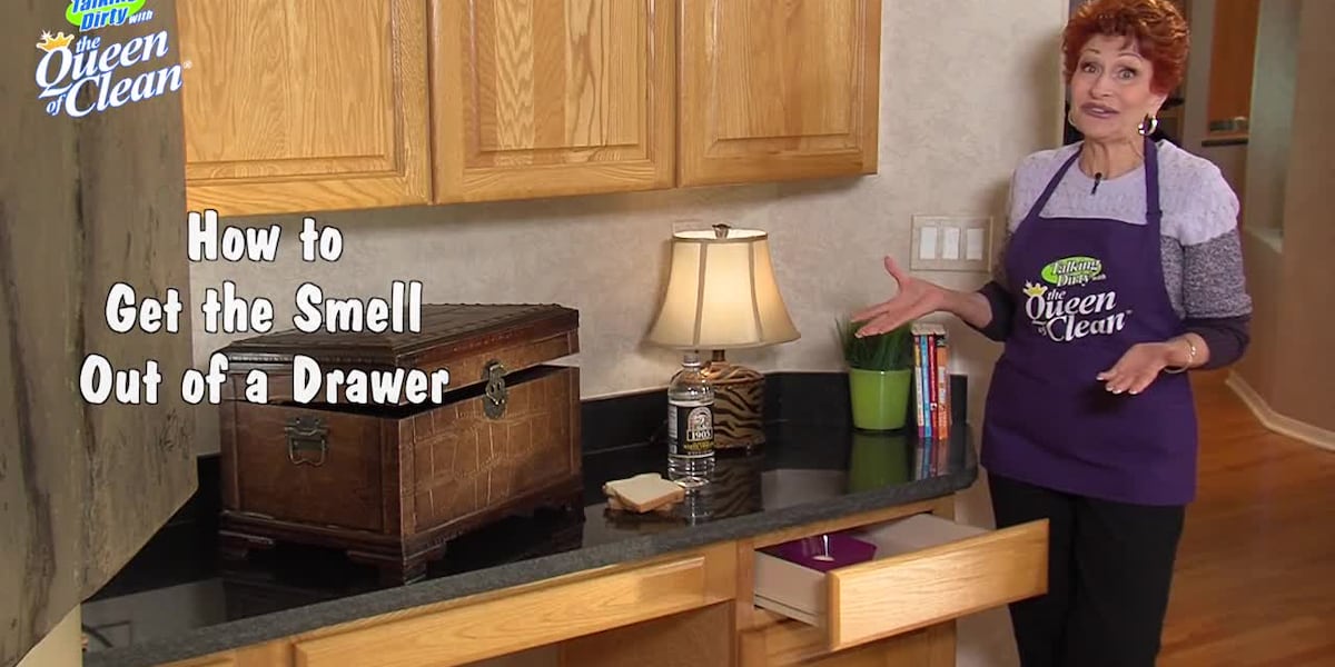 Queen of Clean: How to get the smell out of a drawer [Video]
