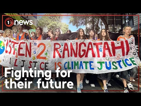 Students hit the streets at climate strikes across the country | 1News [Video]