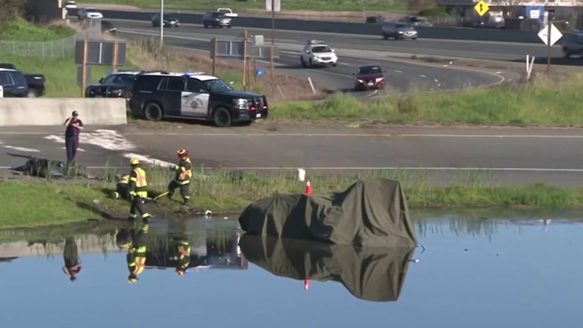 Crash involving electric car leads to hazmat cleanup in Petaluma  NBC Bay Area [Video]