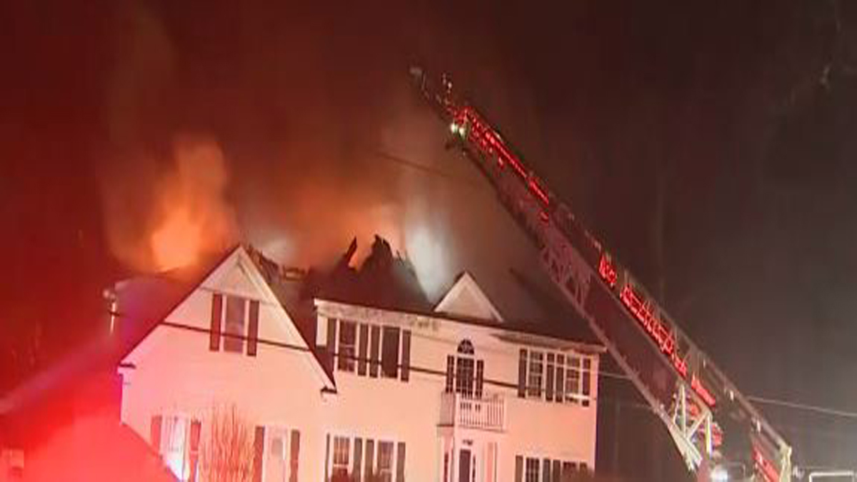 Fire crews battling fire in large house in Sudbury – Boston News, Weather, Sports [Video]