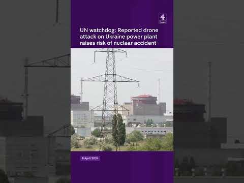 Zaporizhzhia power plant ‘drone attack’ [Video]