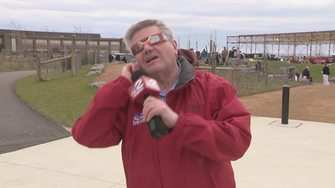 Total solar eclipse: An update from Ron Plants along Buffalo Waterfront [Video]