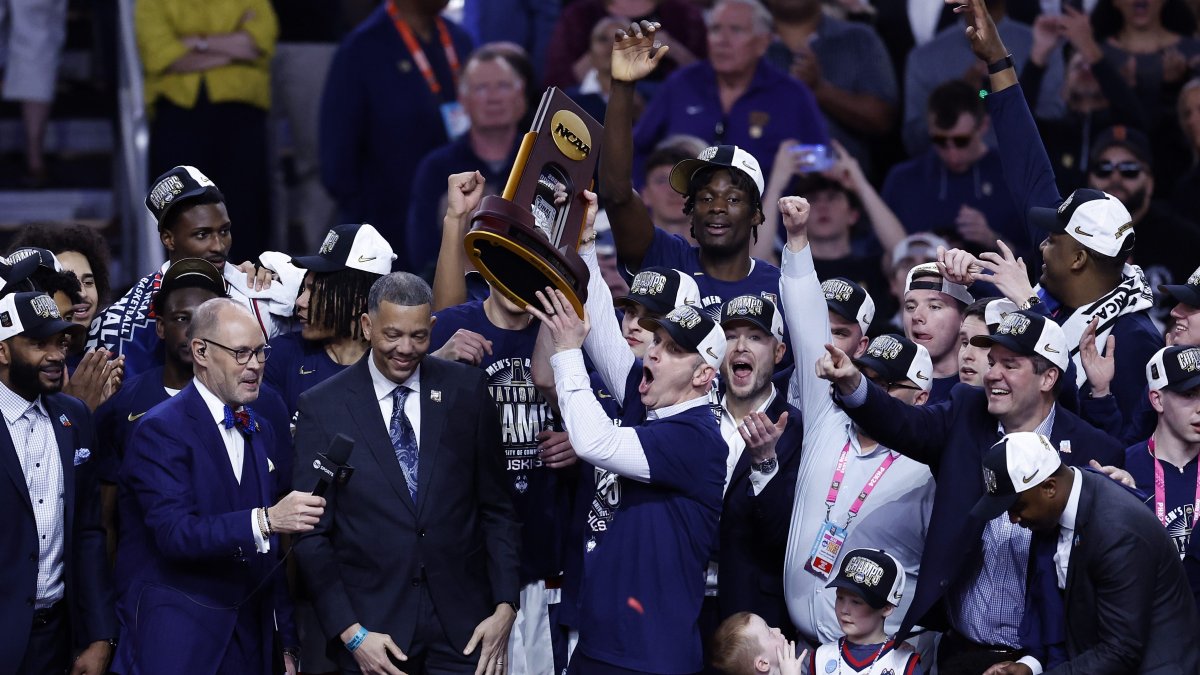 UConn routs Purdue 75-60 in mens national championship  NBC 5 Dallas-Fort Worth [Video]