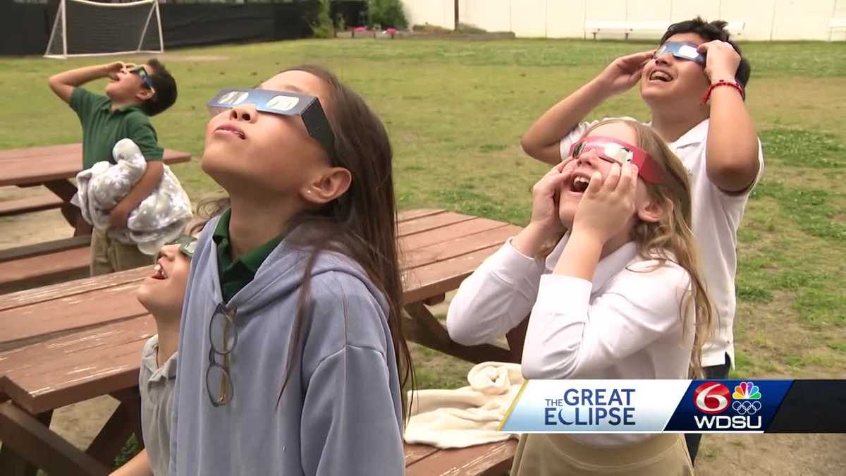 Louisiana students learn about why solar eclipses happen [Video]